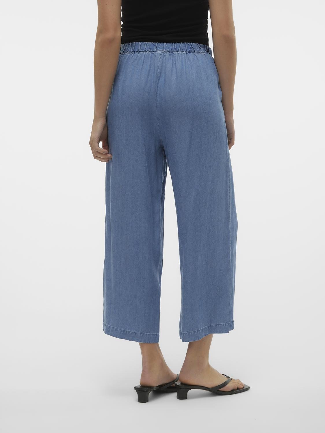 VMBREE Trousers - Medium Blue Denim - VERO MODA & VILA Bergvik